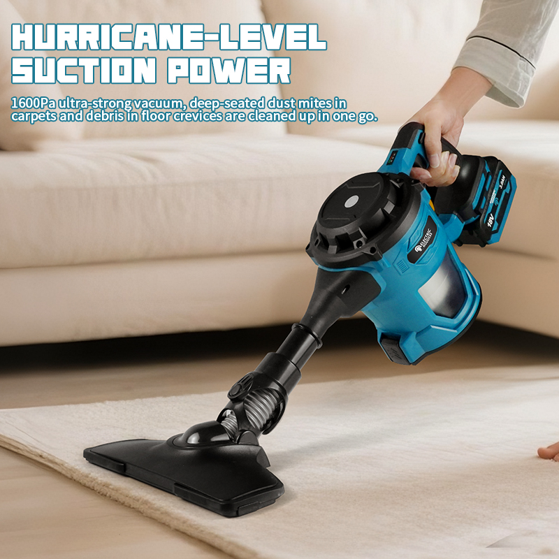 Woodworking Vacuum System - 16000pa Cordless Electric Vacuum Cleaner Handheld