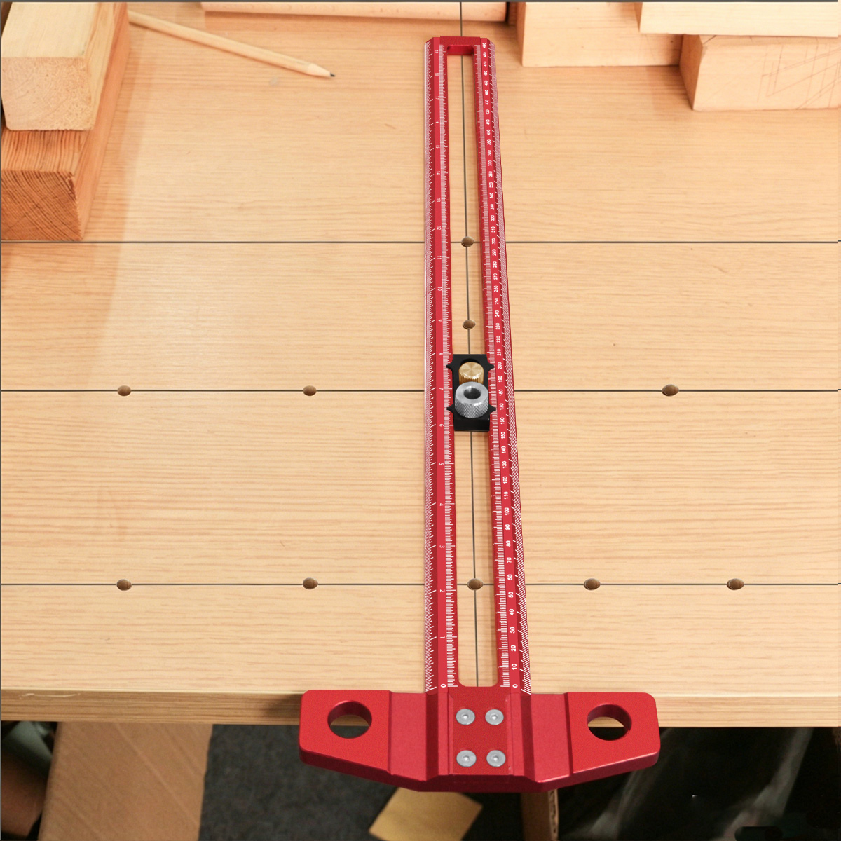 Woodworking Gauge - Woodworking T-Square Marking Gauge, Layout Scriber