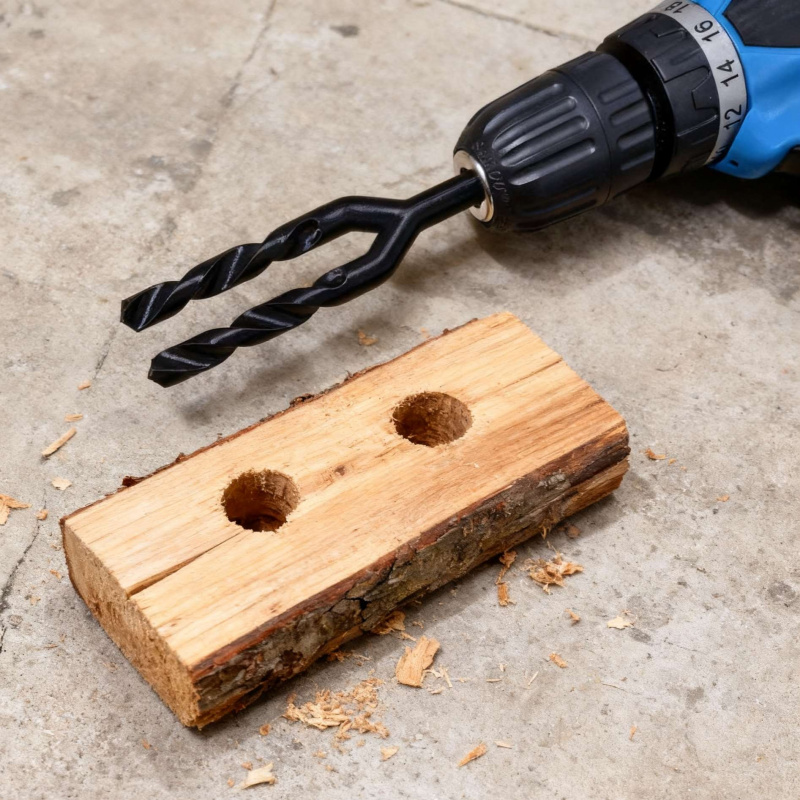 Woodworking Jokes - Practical Joke Double Twist Drill Bit