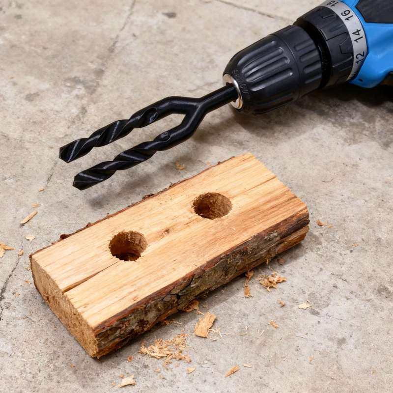 Woodworking Jokes - Novelty Double Twist Drill Bit Prank