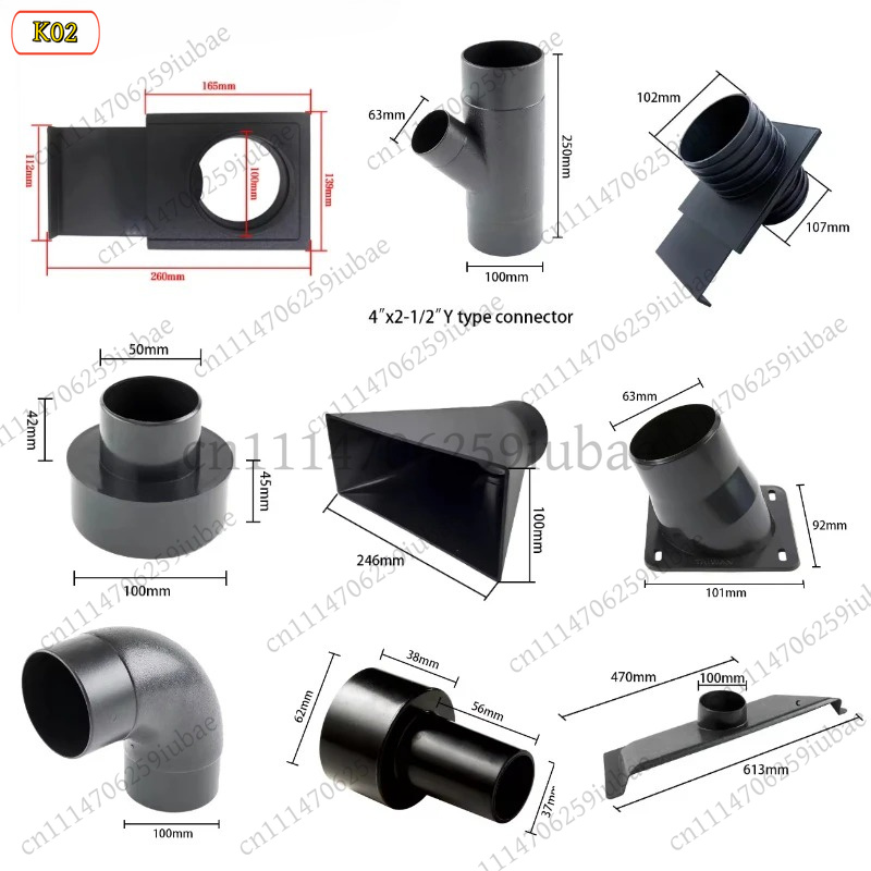 Woodworking Vacuum System - Woodworking Dust Collection Fittings Kit Elbow