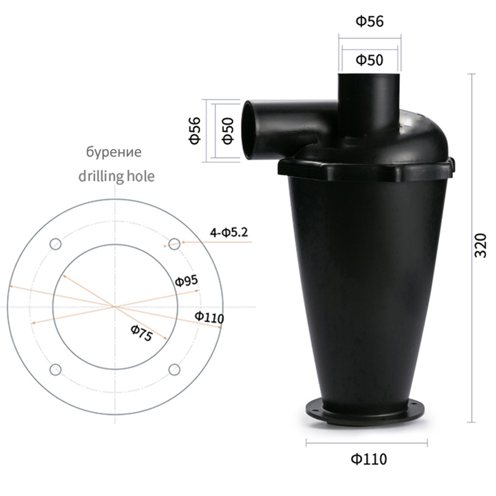 Woodworking Vacuum System - Vacuum Cleaner Turbo Woodworking Filter Cyclone