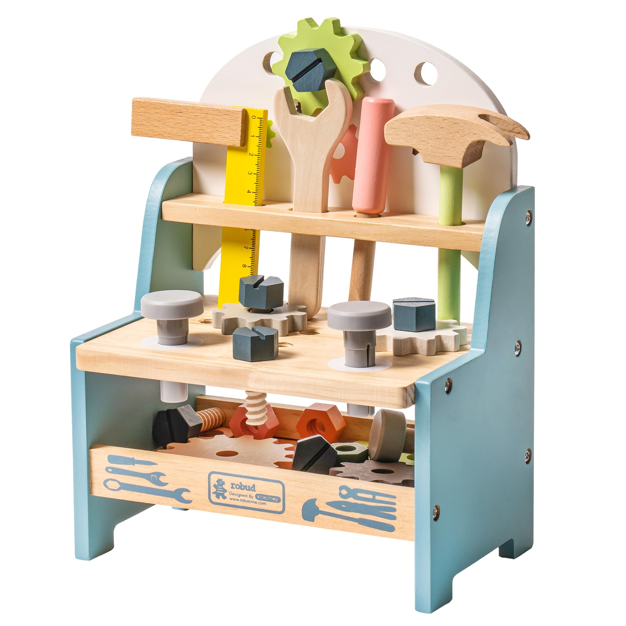 Woodworking Shop - ROBUD Mini Wooden Play Tool Workbench
