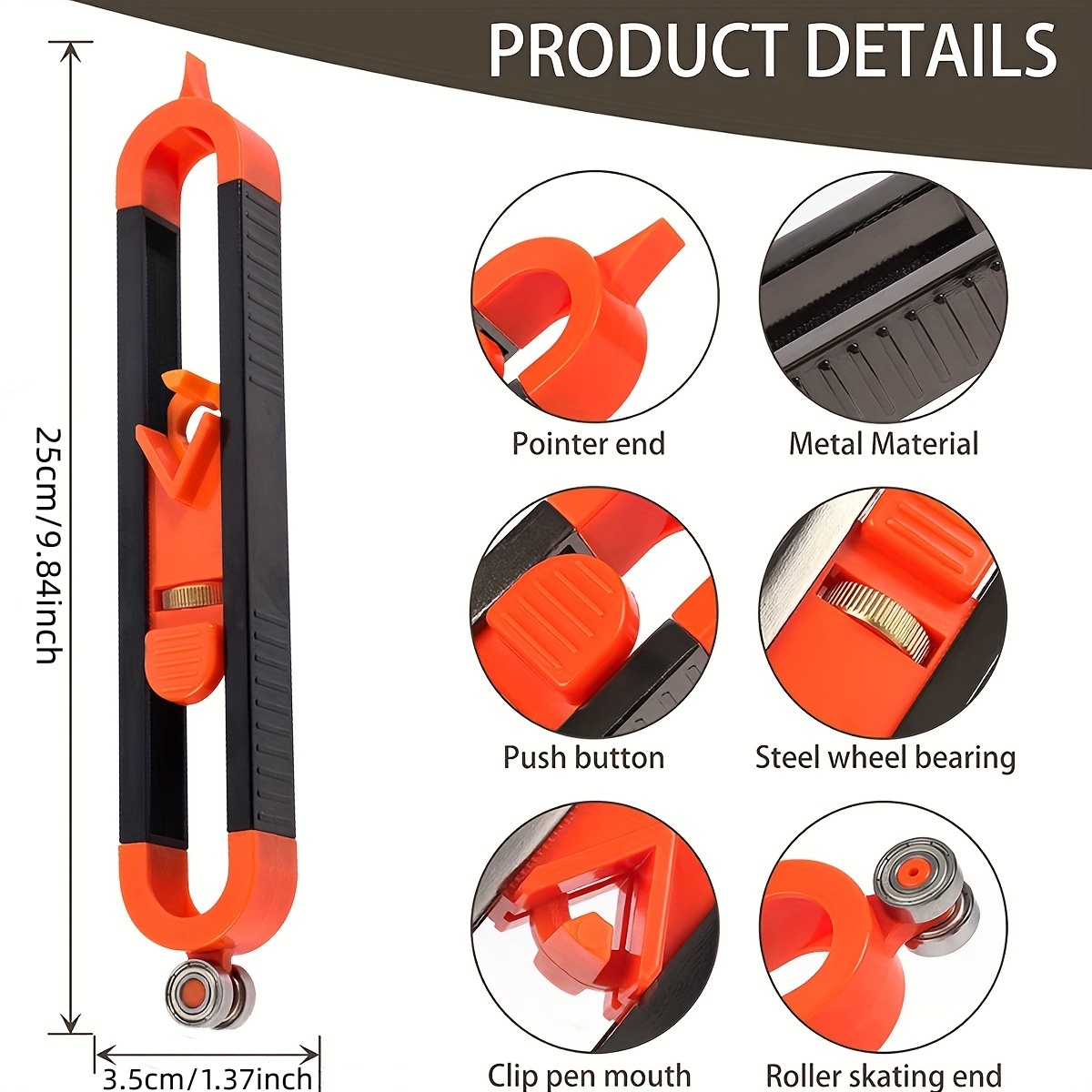 Contour Gauge Scribing Tool, P - Woodworking Gauge recension och pris