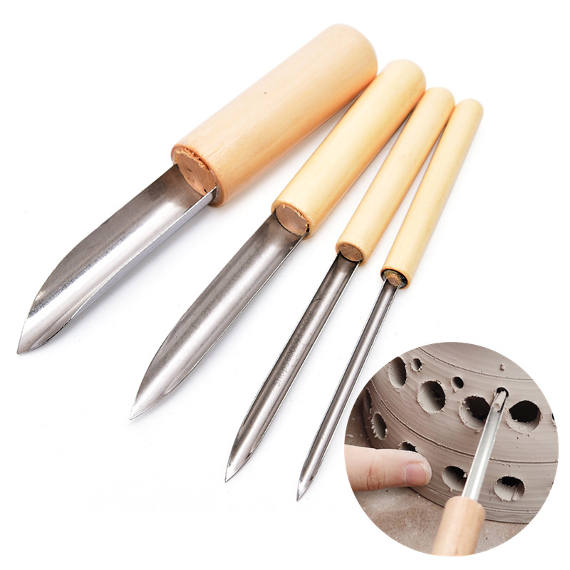 Pottery Tool Puncher 4 Pieces/ - Wood Chisel Set recension och pris