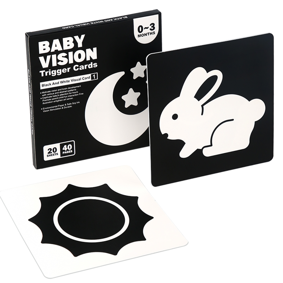 Baby Visual Stimulation Cards  - Woodworking Kids Toys recension och pris