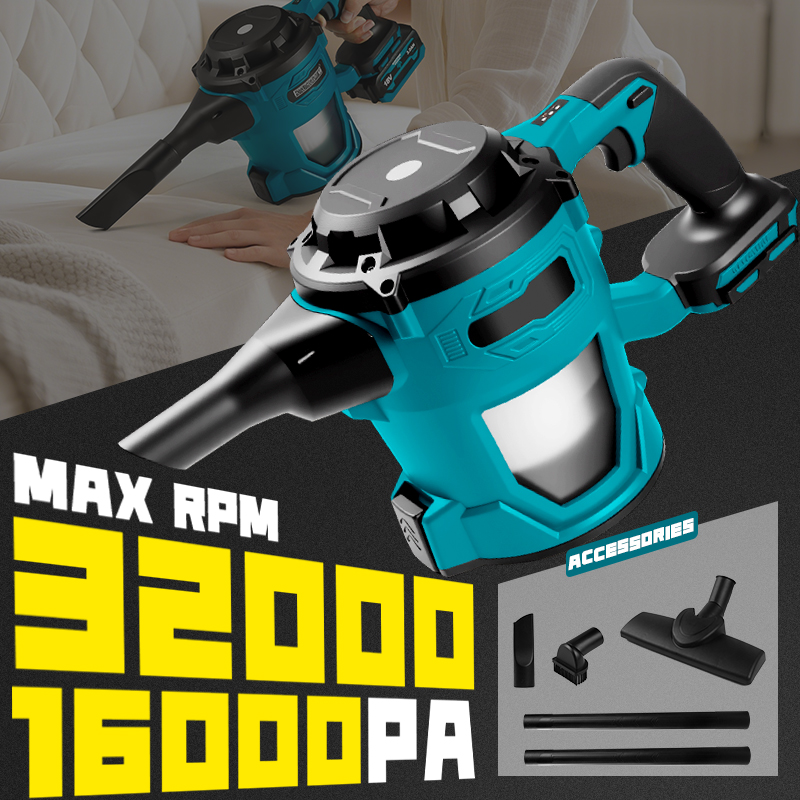 16000pa Cordless Electric Vacu - Woodworking Vacuum System recension och pris