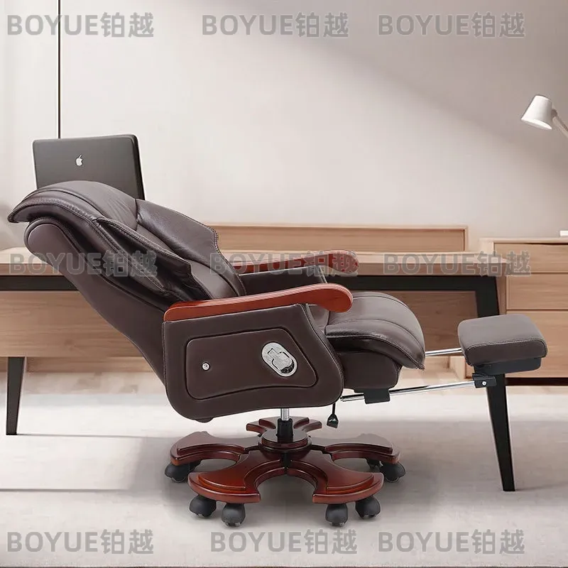 Executive Leather Office Chair - Woodworking Desk Chair recension och pris