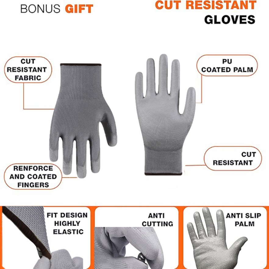 CZHIYAO rofessional Anti-slip  - Woodworking Gloves recension och pris