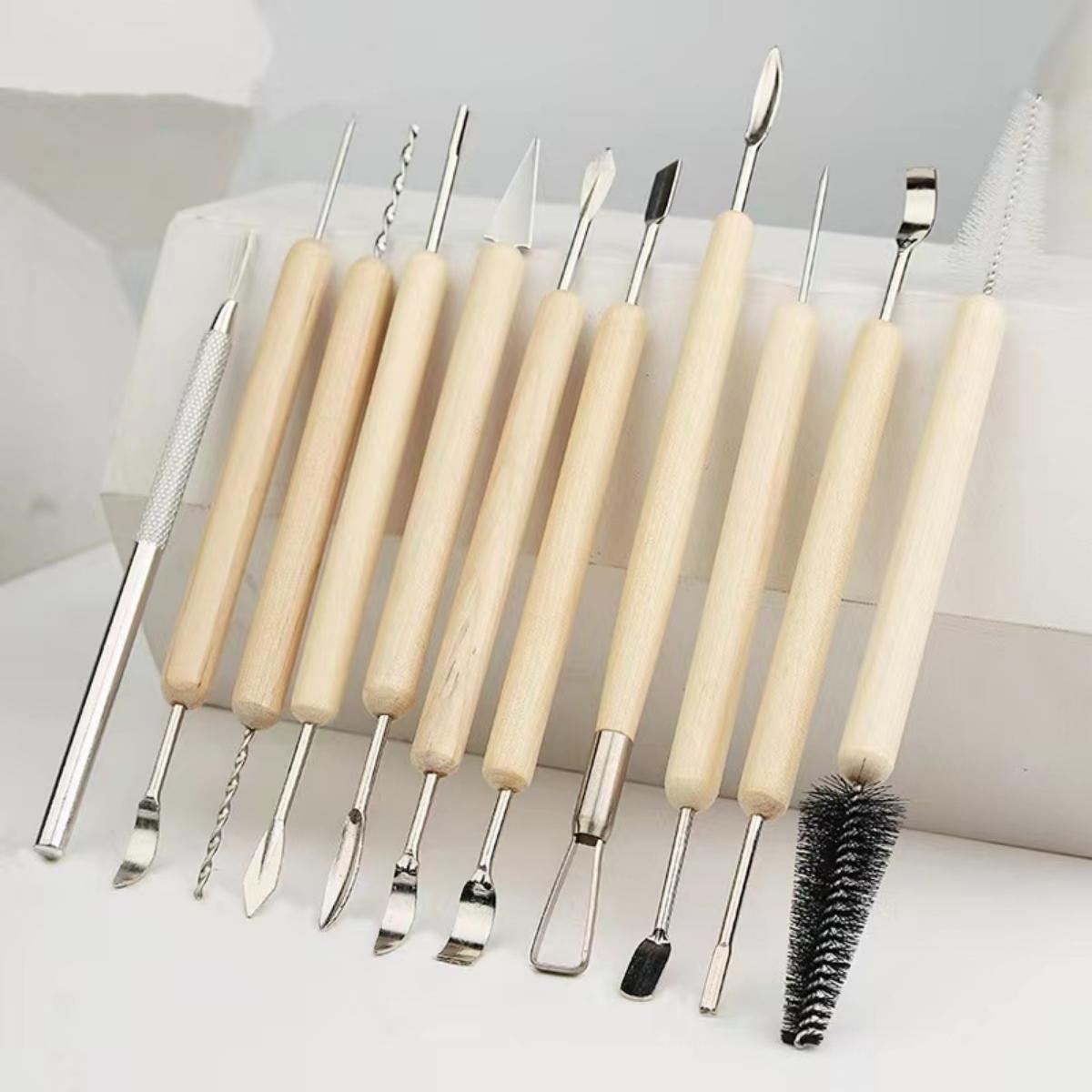 1SET Pottery Clay Sculpting Mo - Wood Chisel Set recension och pris