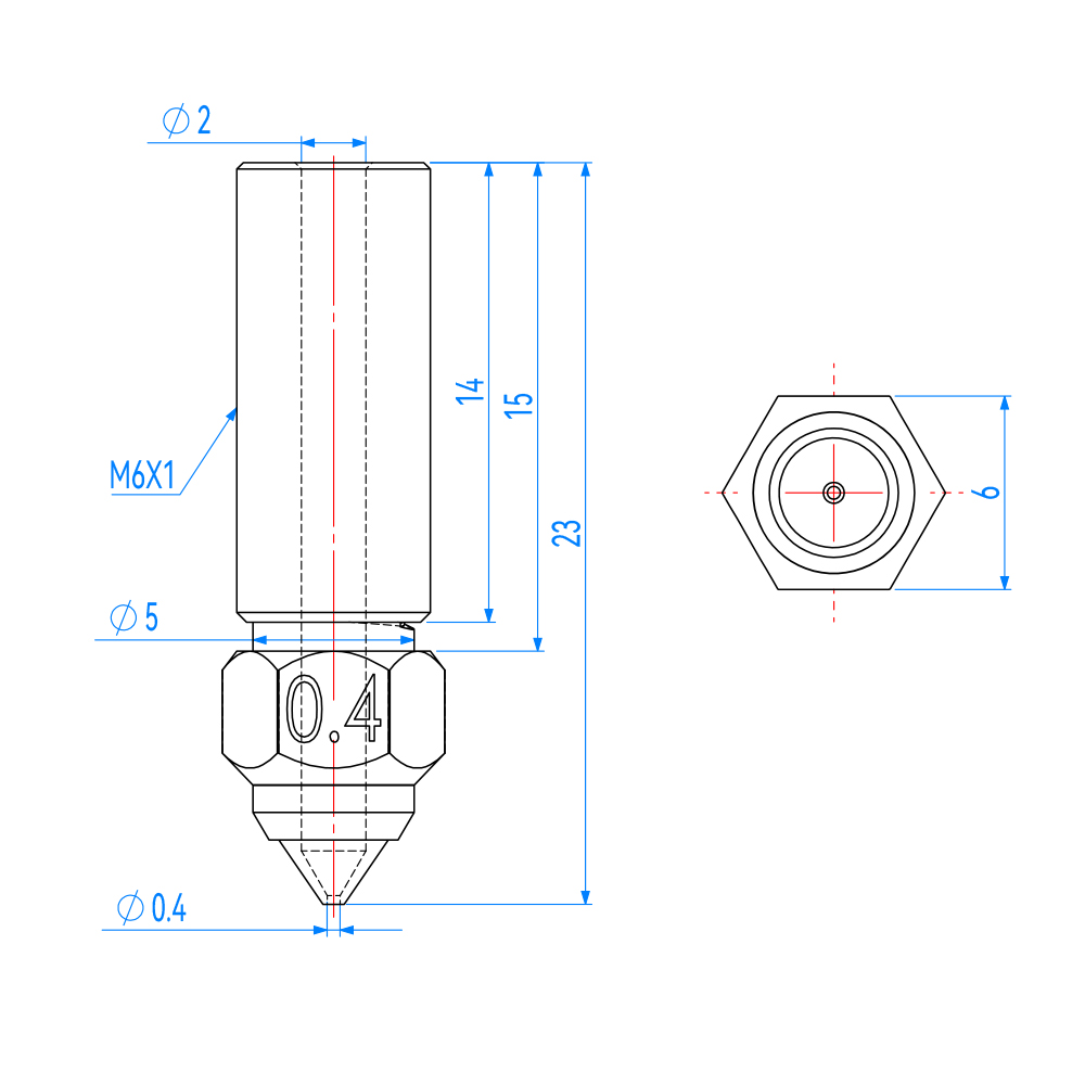 Nozzle For Creality K1 Max End - Creality Printer K1 recension och pris