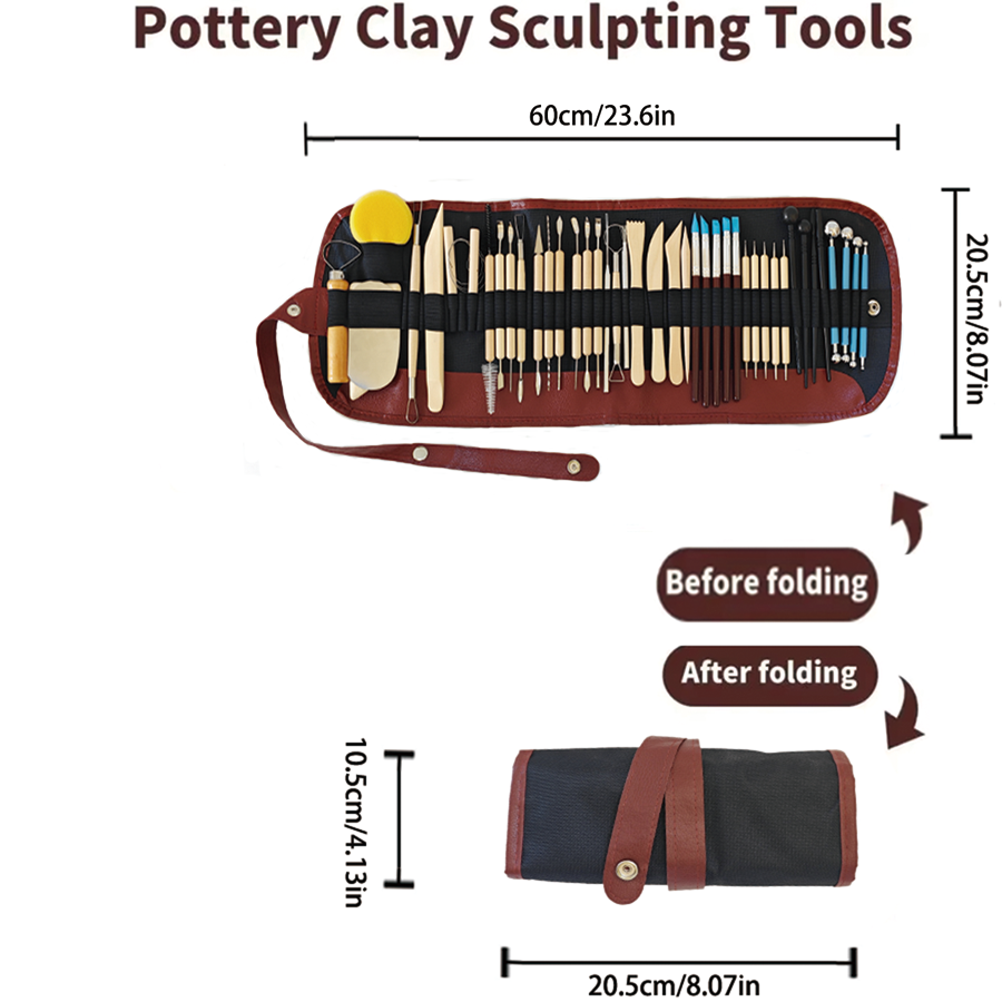 Pottery Clay Sculpting Tools K - Wood Chisel Set recension och pris