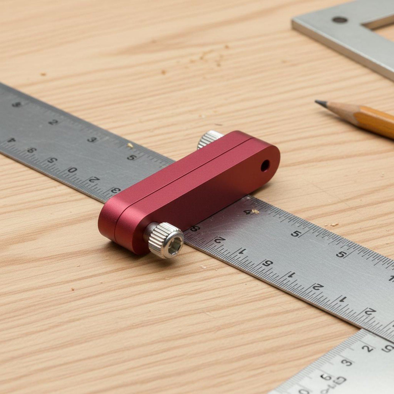 Woodworker's Ruler Stopper Adj - Woodworking Gauge recension och pris