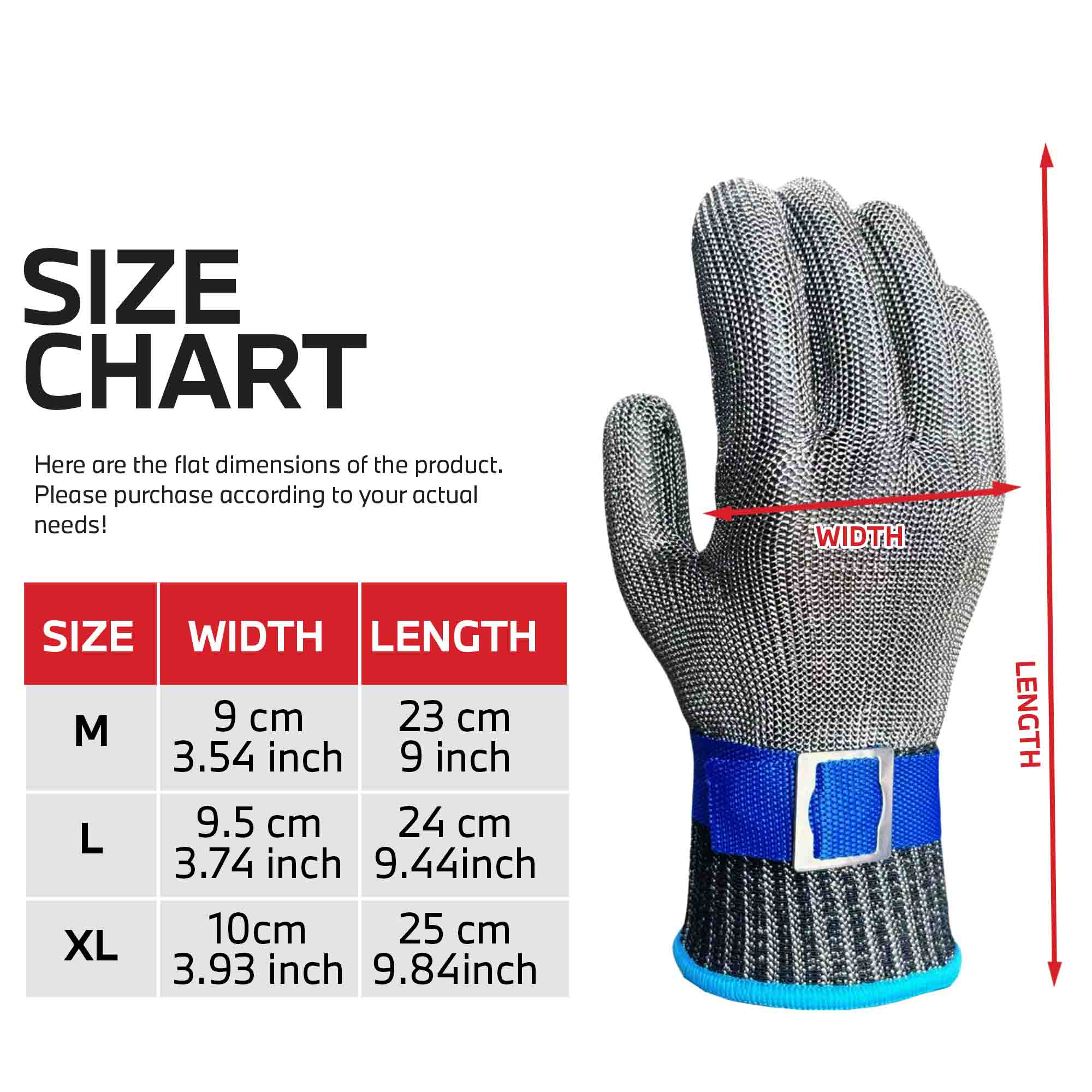 Level 9 Stainless Steel Mesh S - Woodworking Gloves recension och pris