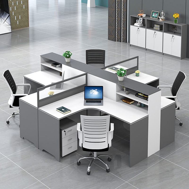 Modern Simple 4/6 Staff Desk T - Woodworking Desk Chair recension och pris