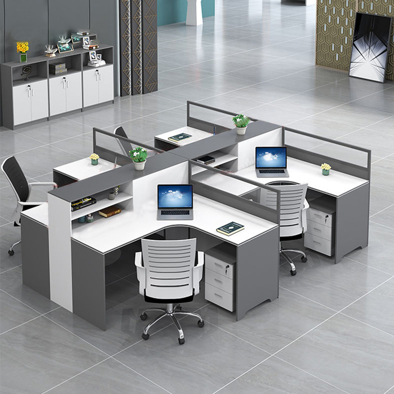 Modern Simple 4/6 Staff Desk T - Woodworking Desk Chair recension och pris