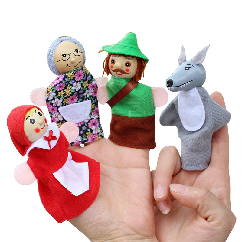 4pcs/Lot Kids Finger Puppets D - Woodworking Kids Toys recension och pris
