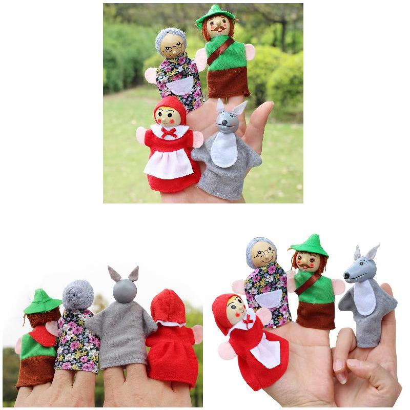 4pcs/Lot Kids Finger Puppets D - Woodworking Kids Toys recension och pris