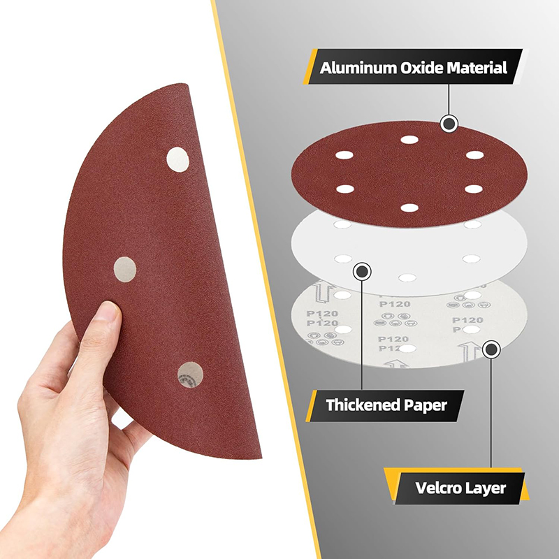 9 Inch 6 Holes 225 MM Wall San - Woodworking Wallpaper recension och pris