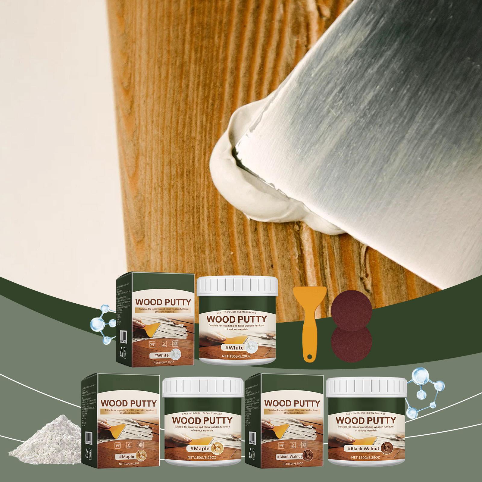 Wood Filler Putty 150g Stainab - Cabinet Scraper Set recension och pris