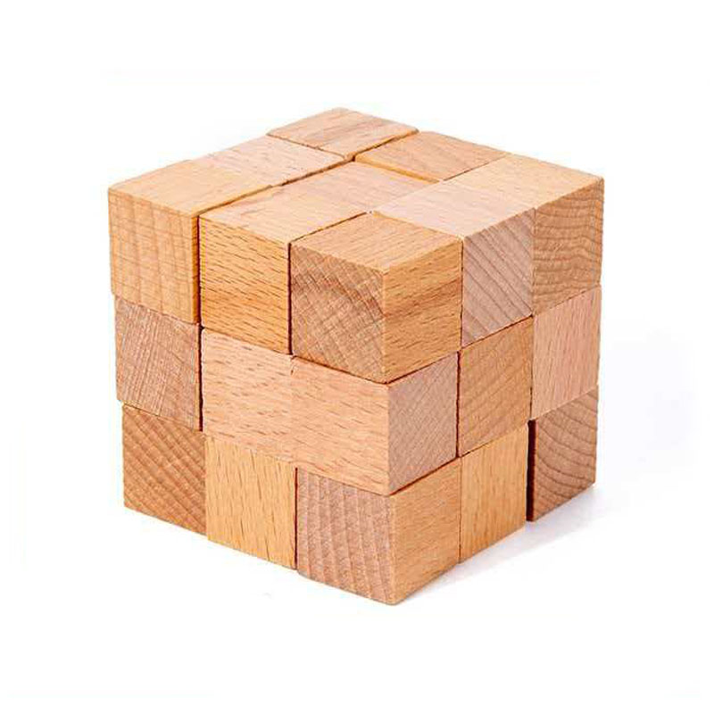 Square Snake Cube Wooden Brain - Woodworking Kids Toys recension och pris