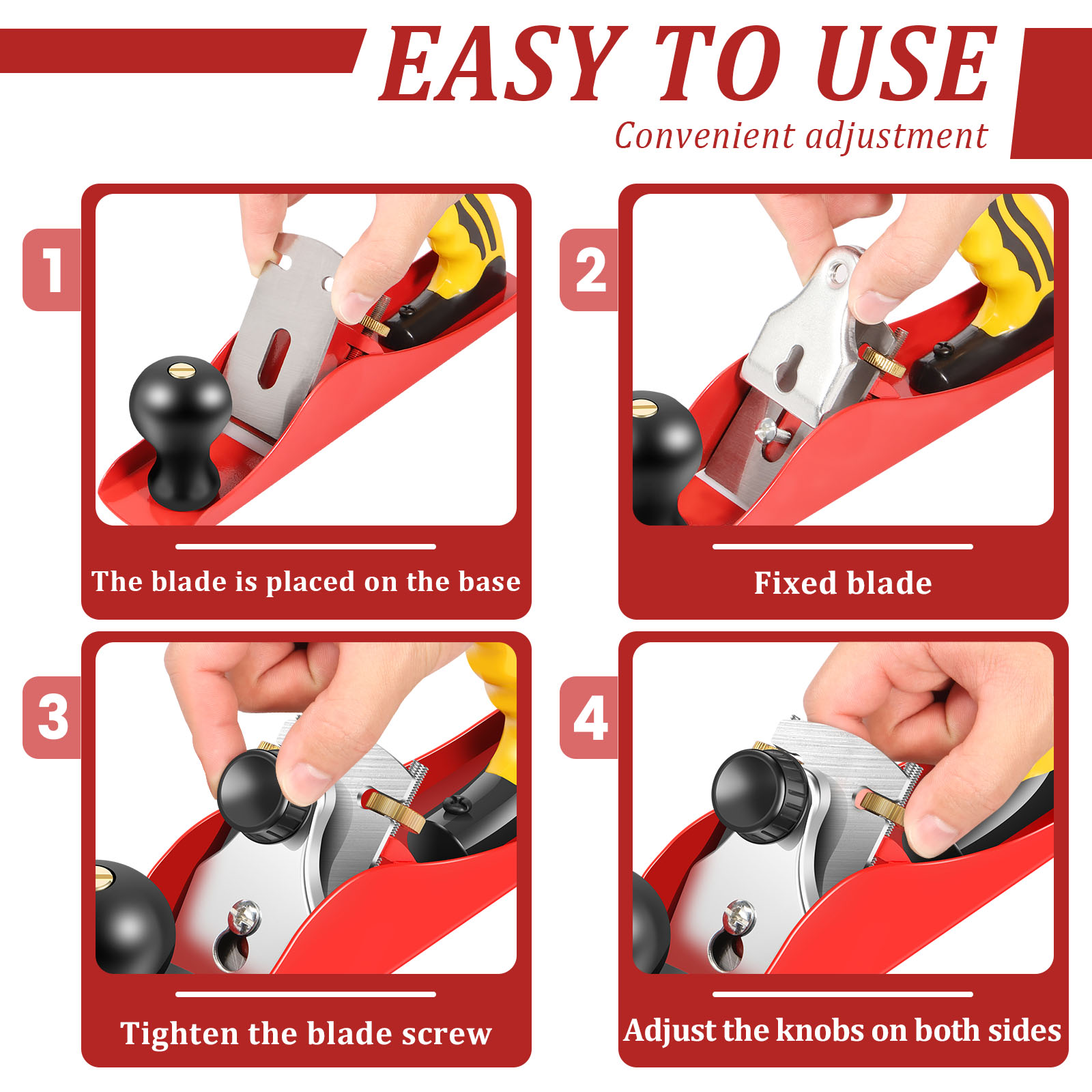 Wood Hand Planer Set Hand Tool - Woodworking Shop recension och pris