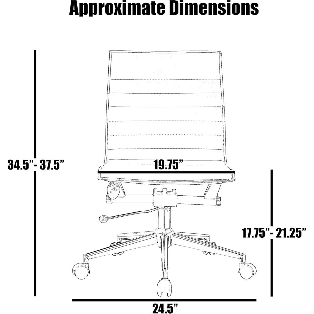Padded PU Leather Desk Chair w - Woodworking Desk Chair recension och pris