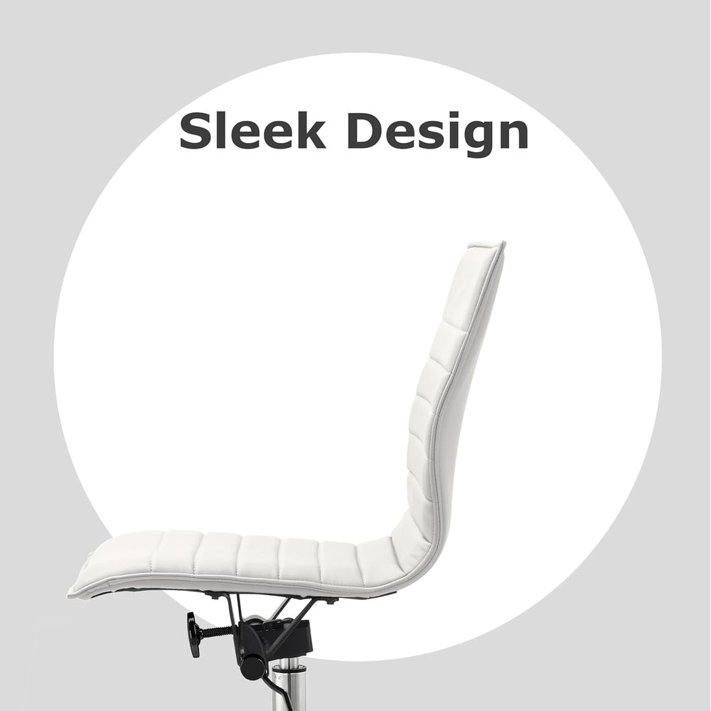 Padded PU Leather Desk Chair w - Woodworking Desk Chair recension och pris