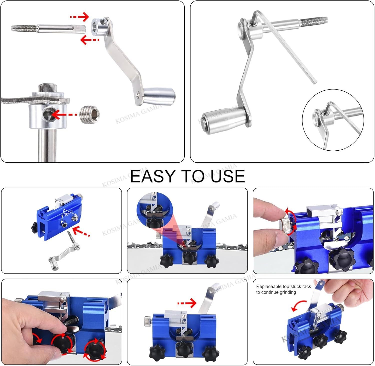 Portable Manual Chain Saw Blad - Woodworking Shop recension och pris