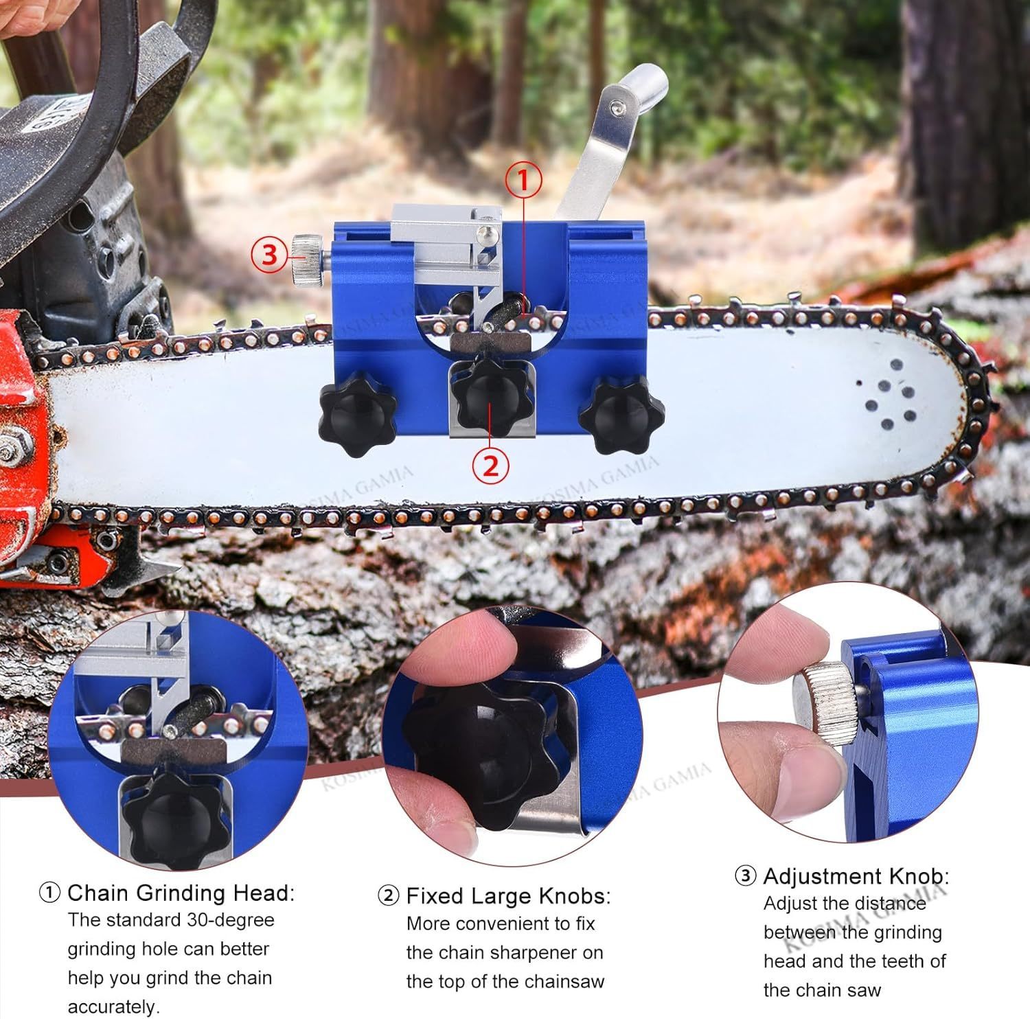Portable Manual Chain Saw Blad - Woodworking Shop recension och pris