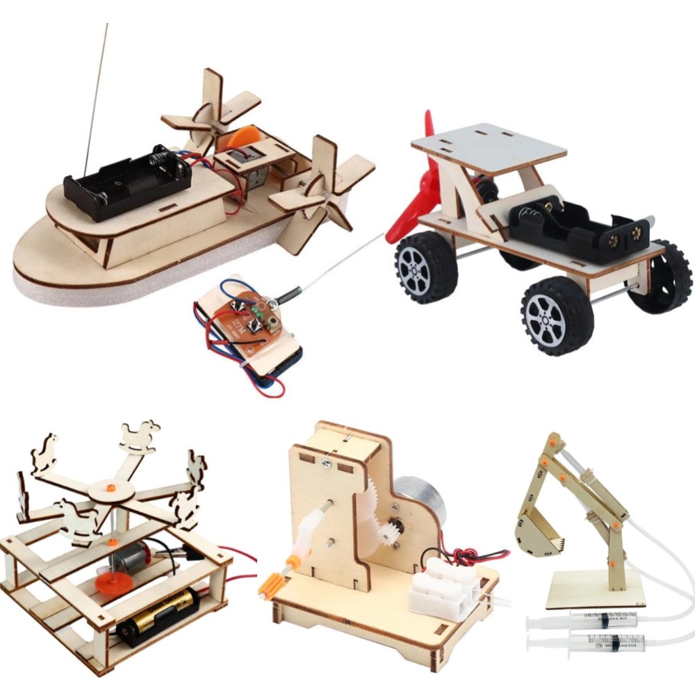 DIY Boat Model Science Toys Ki - Woodworking Kids Toys recension och pris