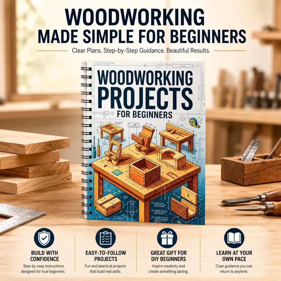 Beginner-Friendly Easy Woodwor - Woodworking Ideas For Adults recension och pris