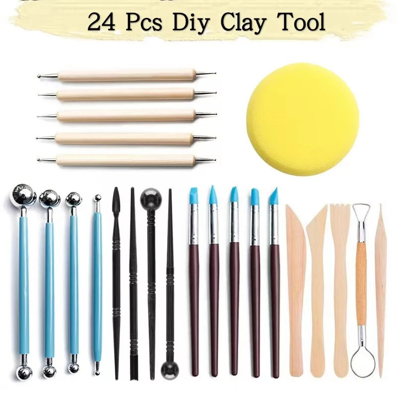 8-61PCS Pottery Tool Set - Cer - Wood Chisel Set recension och pris