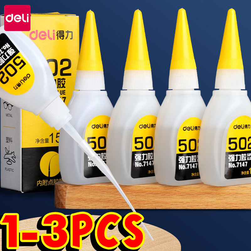 1-3pcs Deli 502 Super Glue Ins - Woodworking Quick Glue recension och pris