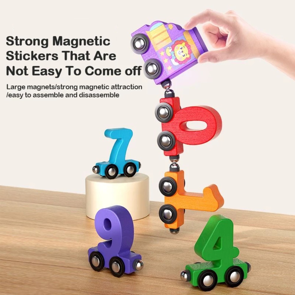 1set 0-10 Number Digital Train - Woodworking Kids Toys recension och pris