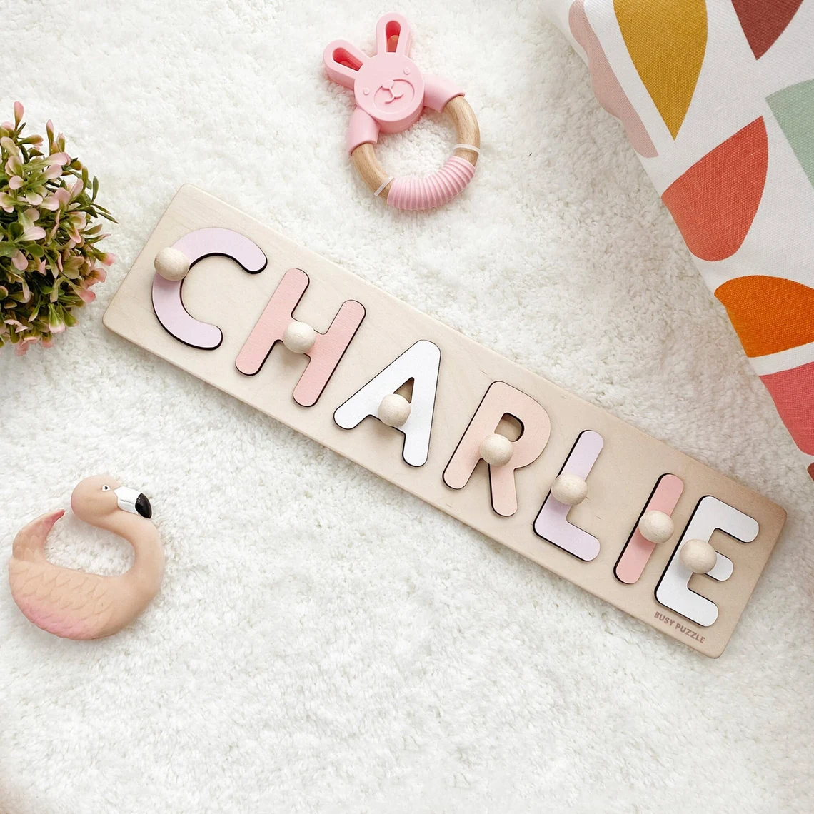 Personalized Name Puzzle With  - Woodworking Kids Toys recension och pris