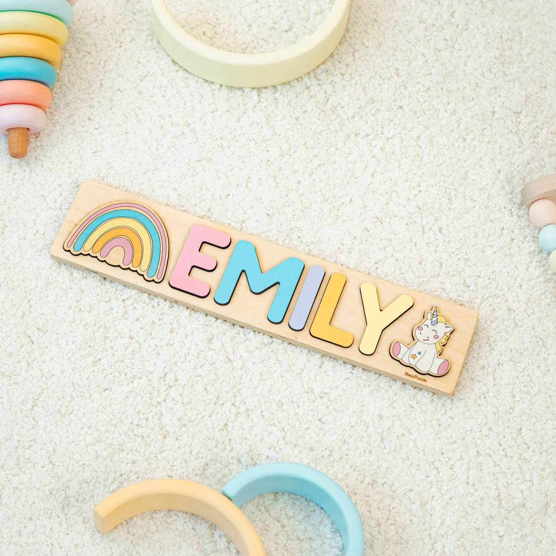 Personalized Name Puzzle With  - Woodworking Kids Toys recension och pris