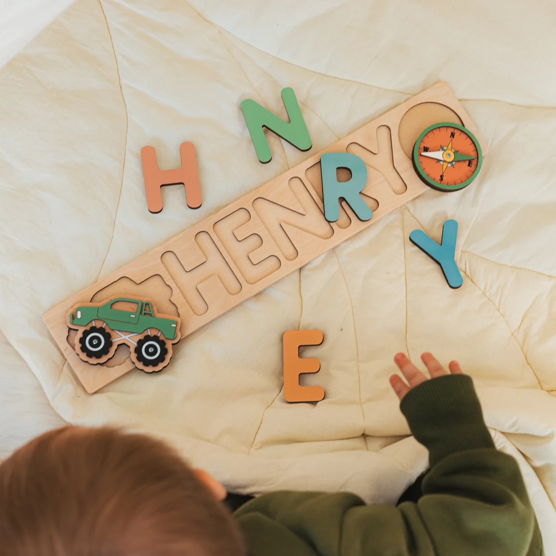 Personalized Name Puzzle With  - Woodworking Kids Toys recension och pris