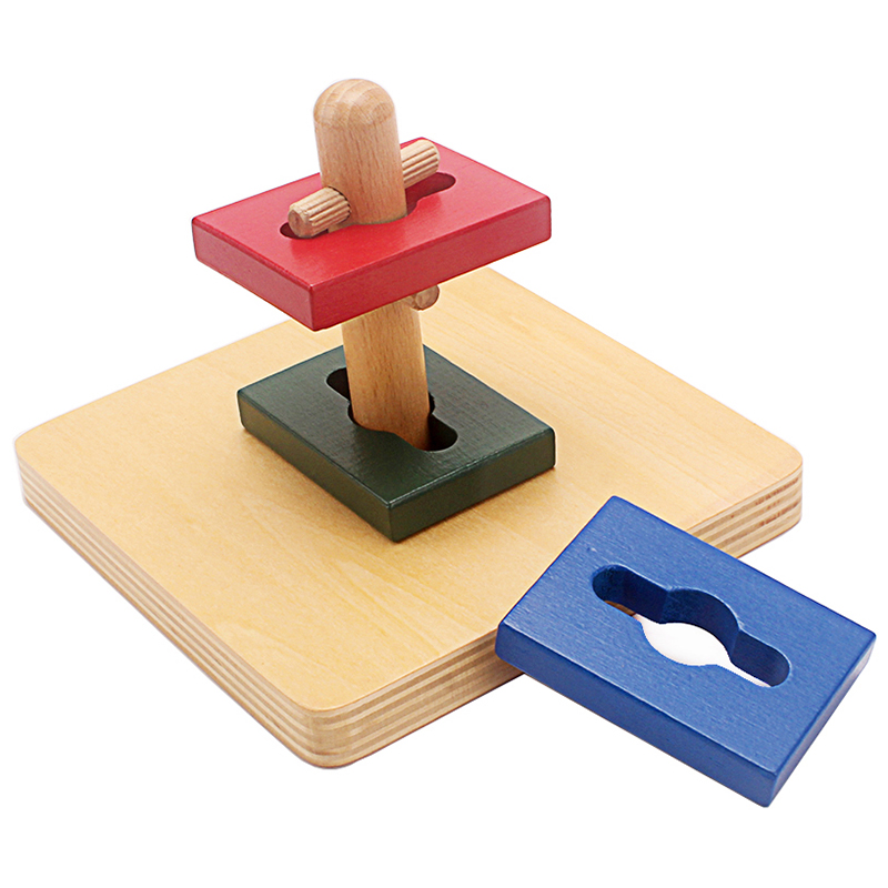 Infant Montessori Wooden Toy T - Woodworking Kids Toys recension och pris