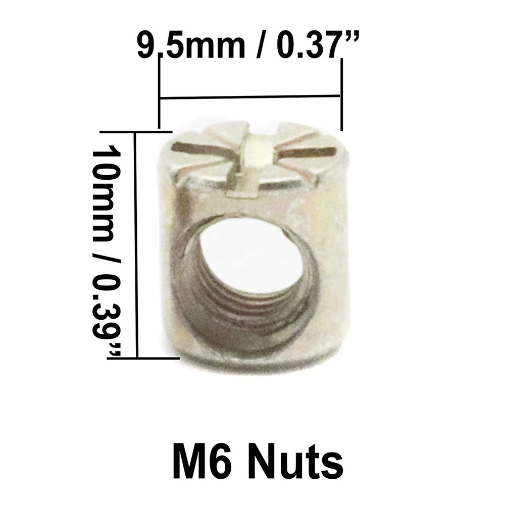 50PCS Furniture Bolts Phillips - Woodworking Desk Chair recension och pris