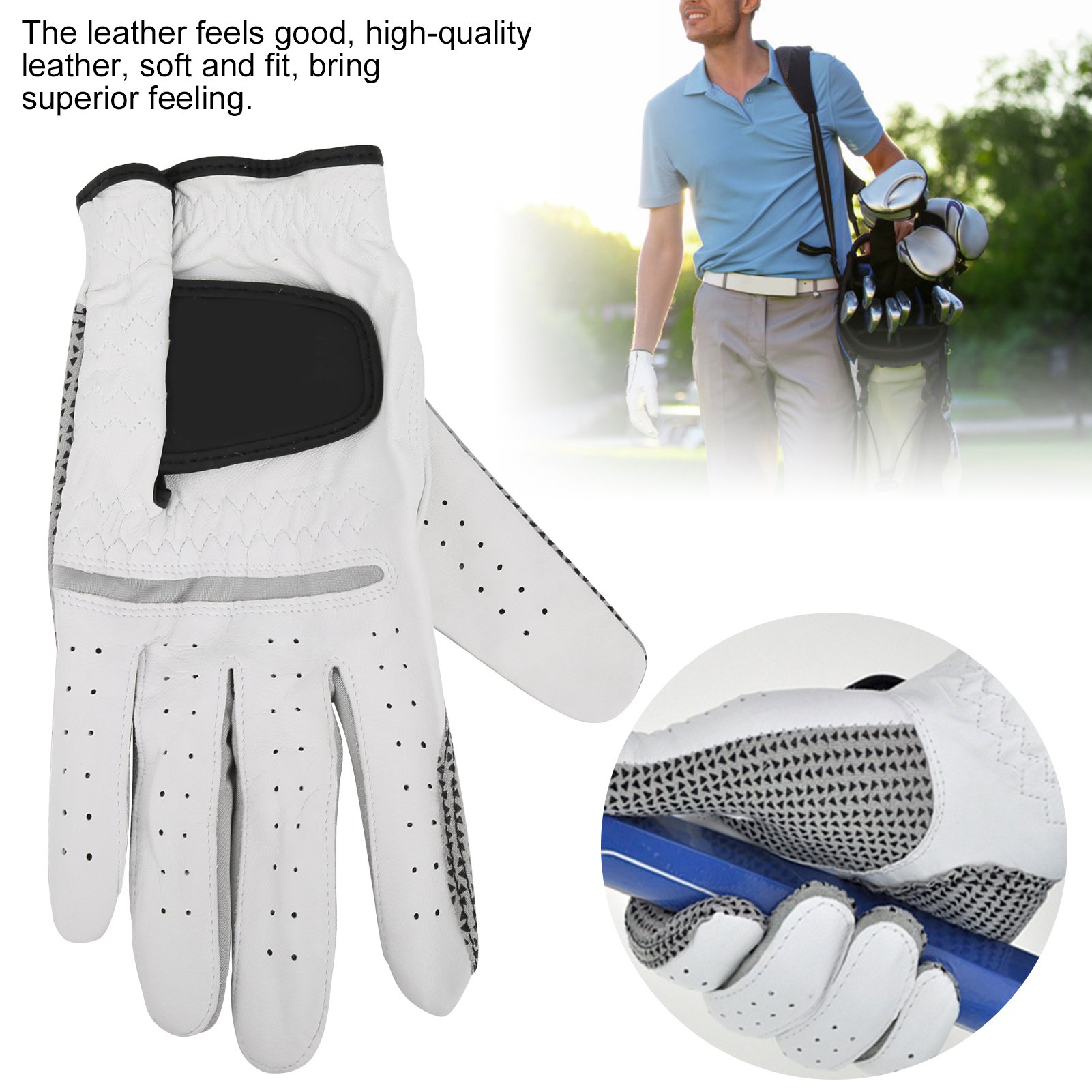 1pc Golf Glove Men's Right Han - Woodworking Gloves recension och pris