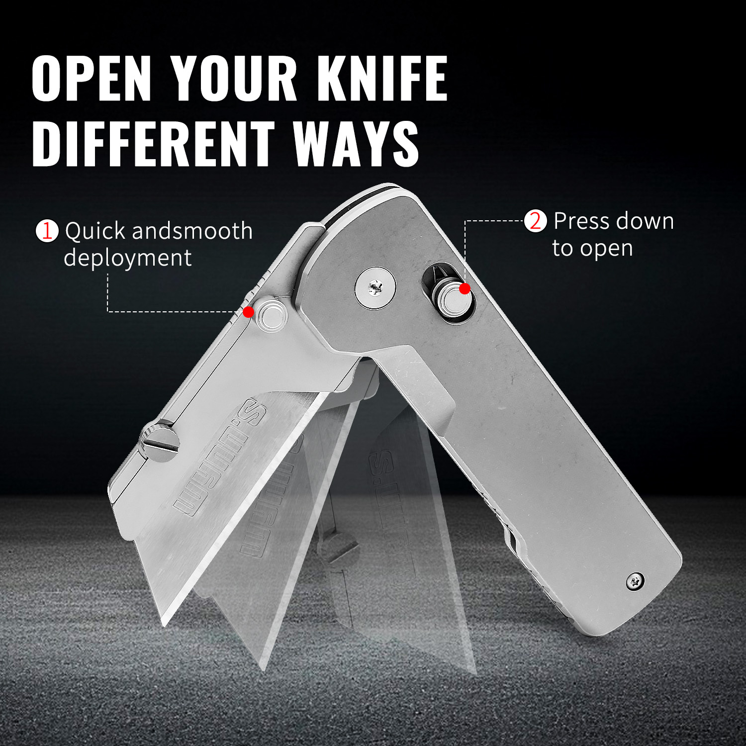 Utility Knife Titanium Alloy F - Woodworking Wallpaper recension och pris
