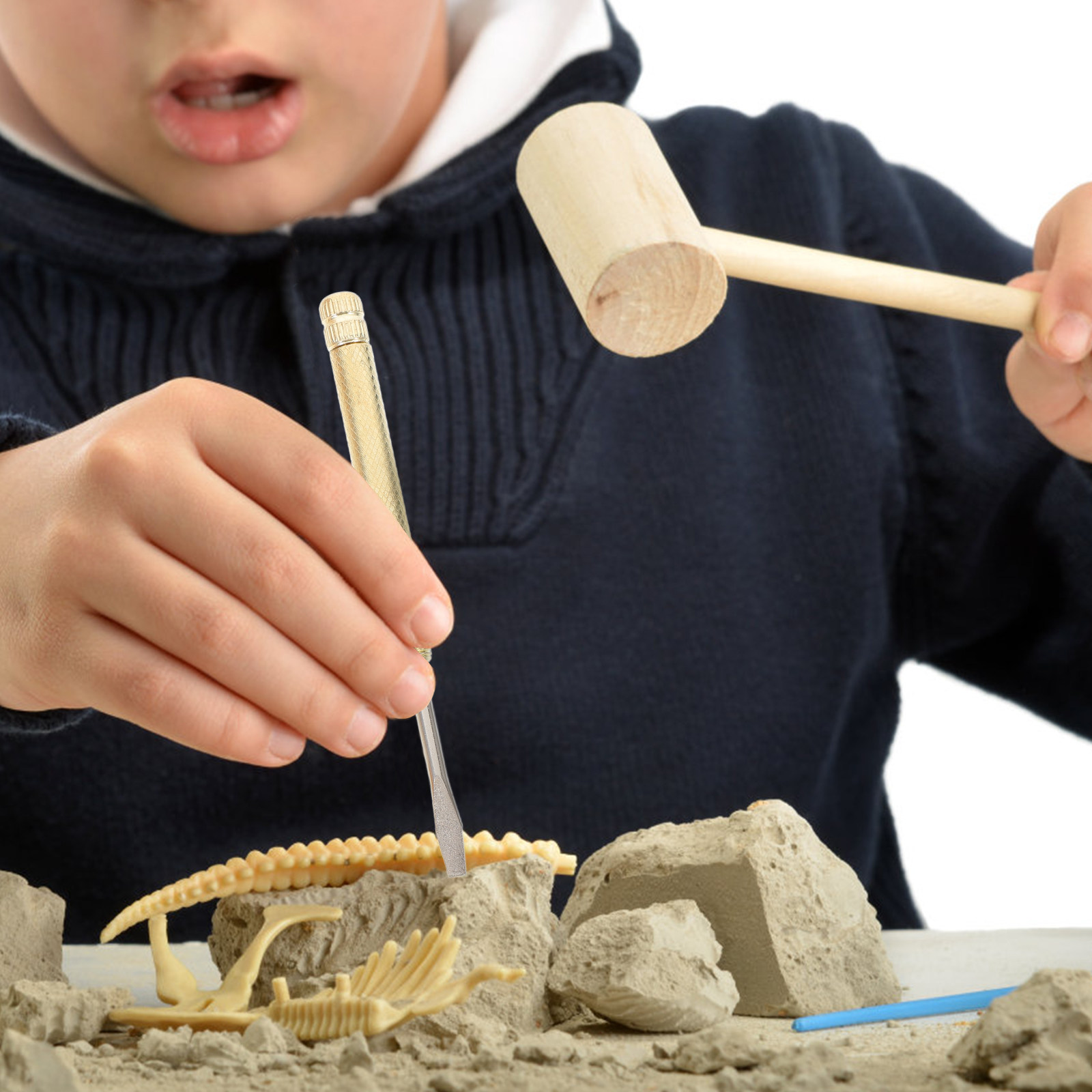 1Set Kid Excavation Tool Set S - Wood Chisel Set recension och pris