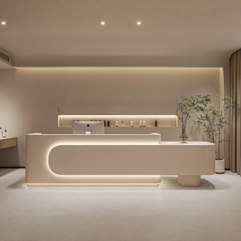 Modern Luxury Reception Desk B - Woodworking Institute recension och pris