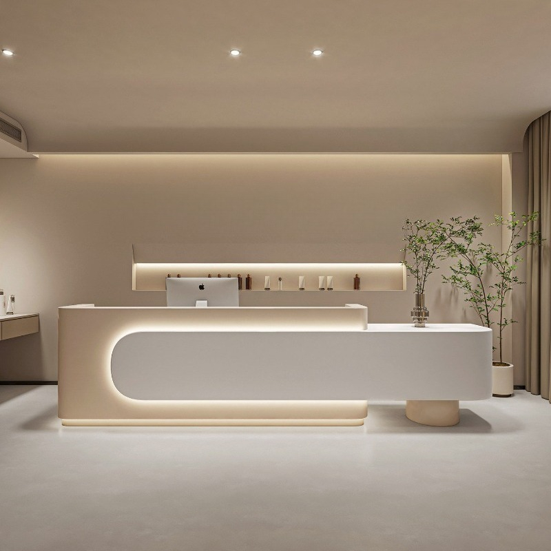 Modern Luxury Reception Desk B - Woodworking Institute recension och pris