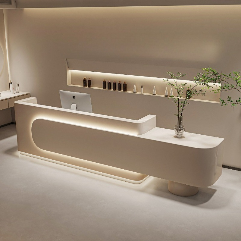 Modern Luxury Reception Desk B - Woodworking Institute recension och pris