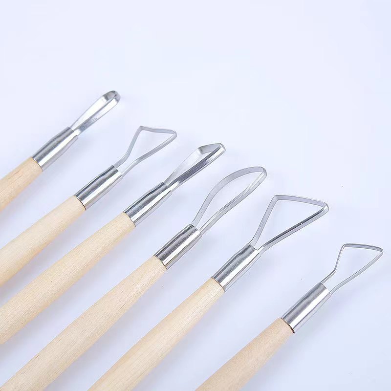 6PCS wooden handle wax pottery - Wood Chisel Set recension och pris